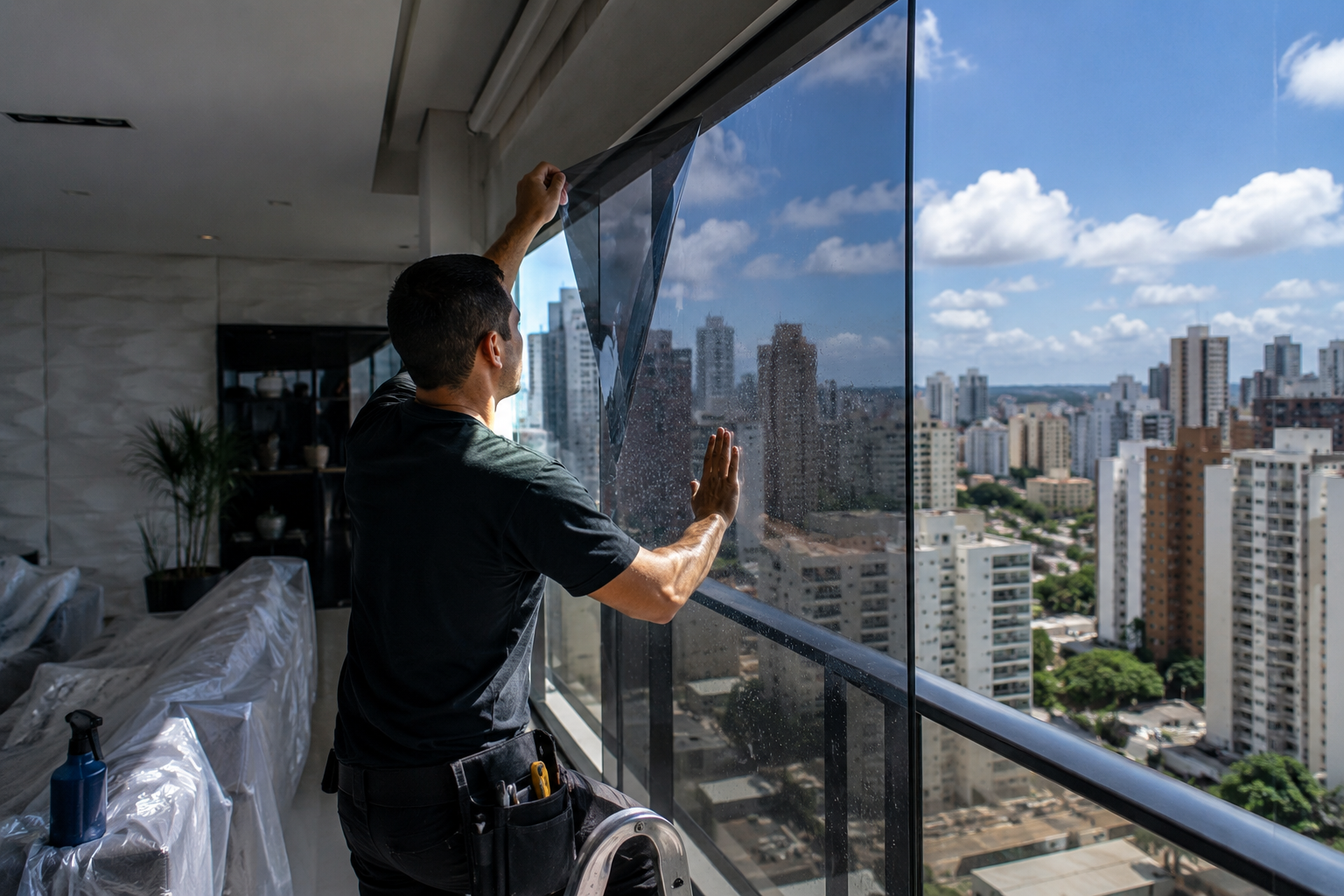 instalação de insulfilm residencial no Buritis